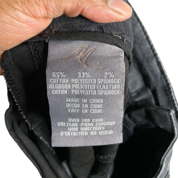 Melissa McCarthy Women's Black Studded High-Rise Jeans - Picture 6 of 9